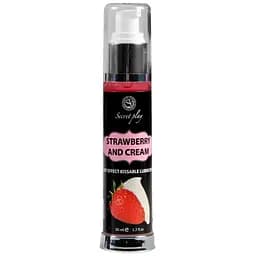 Лубрикант зігрівальний Secret Play полуниця і вершки 50 мл