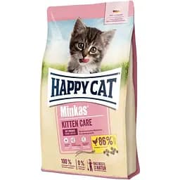 Сухой корм для котят Happy Cat Minkas Kitten Care Gefl от 4 недель до 6 месяцев с птицей 500 г