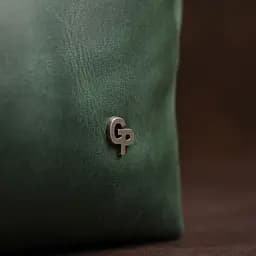 Шкіряна косметичка унісекс Grande Pelle 11573 зелений - мініатюра 7