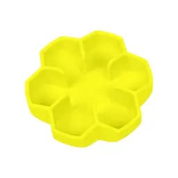 Миска для повільного харчування Waudog Silicone 450 мл жовтий - мініатюра 5