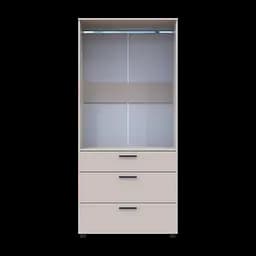 Шафа для одягу Doros Торн Кашемір 2 ДСП/3Ш (штанга) 90х51.6х200 (44900449) - мініатюра 11