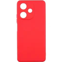 Силиконовый чехол Candy Full Camera для Infinix Hot 30 Play Красный / Red