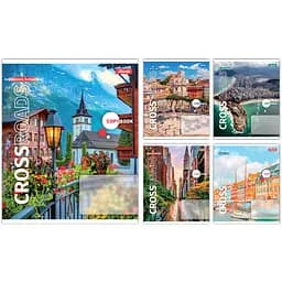 Набор тетрадей 1 Вересня Crossroads А5 24 листа в линию 20 шт. (768087)