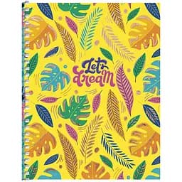 Блокнот для записей Student, В6, в клеточку, спираль, 80 л., Осенний вернисаж (B6-SC-080-6108K)