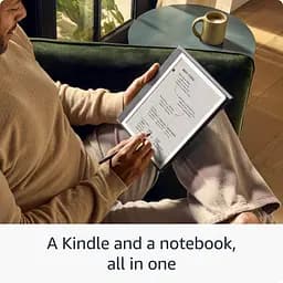 Електронна книга Amazon Kindle Scribe 1st Gen 2024 Tungsten, 64 ГБ, дисплей 10,2 E Ink Carta 2480?1860, 300 dpi, антиблікове покриття, підсвічування, ємнісний сенсор, металевий корпус, підтримка аудіо, Wi-Fi/Bluetooth, USB-C, стилус - мініатюра 3