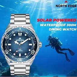 Годинник чоловічий наручний North Edge piton 30 Bar (Сріблястий) - мініатюра 2