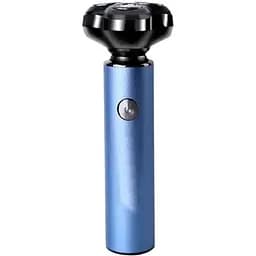 Електробритва для чоловіків XPRO KM-507 роторна для вологого і сухого гоління з плаваючими головками синя (40967-TXD-KM-507)