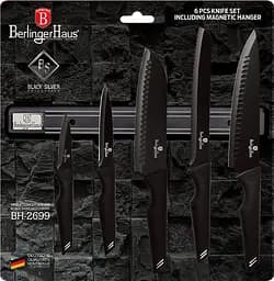 Набір ножів Berlinger Haus Black Silver Collection, чорний (BH 2699) - мініатюра 2
