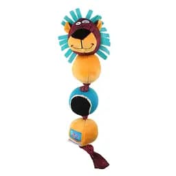 Игрушка для собак Misoko&Co Лев с мячиками плюшевая 18.5х6х4.5 cm