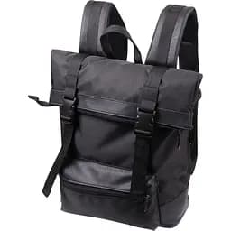 Рюкзак для ноутбука Fabra 22582 із вставками еко-шкіри Чорний