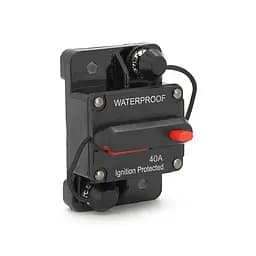 Автоматичний вимикач запобіжник однополюсний постійного струму 12-48V GG-CB5 Waterproof 40A