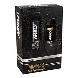 Подарунковий набір Arko Men Black: Гель для гоління 200 мл + Гель для душу 260 мл - мініатюра 6