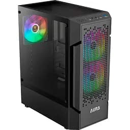 Корпус GAMDIAS AURA GC7 ARGB Tempered Glass Black (4711514500677) Без БП - мініатюра 4