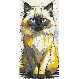 Картина за номерами ArtCraft Гарний котик 40 х 80 см (11560-AC)