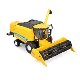 Автомодель Зернозбиральний комбайн New Holland TC5.90 Bburago 18-31721 із зерновою жниваркою - мініатюра 3