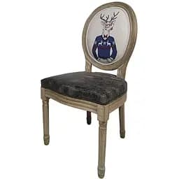 Стілець Prestol АРТ Олень у светрі 500x555x960 мм коричневий