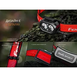 Ліхтар налобний Fenix HP12R-TB чорний - мініатюра 6