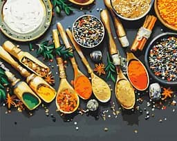 Картина по номерам на подрамнике Brushme Ароматные специи