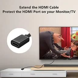 Удлинитель HDMI (папа) - HDMI (мама) Merlion HF05 0.5m, v2.0, OD-7.0mm - мініатюра 2