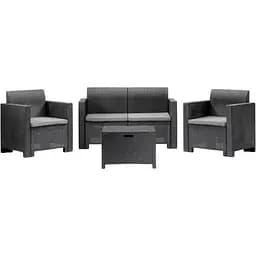 Набор садовой мебели Bica Nebraska 2 графит