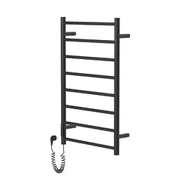 Электрический полотенцесушитель Volle Rondo 500*800мм de la noche 9235.000104, Чорный матовый, Левое, Электронный