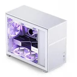 Корпус Jonsbo D31 MESH, білий, без БЖ, Mini Tower, для Micro ATX / DTX / Mini ITX, CPU до 168 мм / VGA до 400 мм, бічна панель із