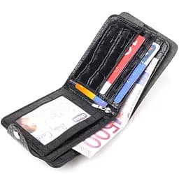 Чоловічий шкіряний портмоне Canpellini 11х9,5х1 см acs0025026 - мініатюра 5