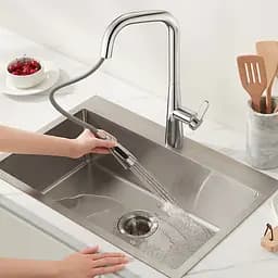 Висувний кухонний змішувач Xiaomi MiJia Pull-out Kitchen Faucet S1 (MJCLSCFLT01DB) - мініатюра 4