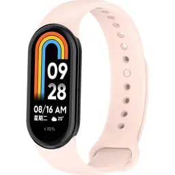 Силіконовий ремінець BeCover для Xiaomi Mi Smart Band 8 Grapefruit-Pink (709390)