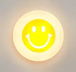 Портативний USB LED нічник Смайлик міні лампа 5V нічник від повербанка компактний світильник 2 шт - мініатюра 2