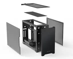 Корпус ALmordor Sharky 170I ITX Black (ALS170IBK) Без БП - мініатюра 7