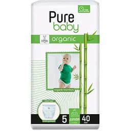 Підгузки-трусики Pure Baby Jumbo Organic 5 (11-18 кг) 40 шт.