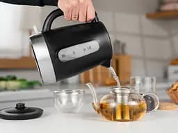 Електрочайник Ardesto Strix 1.7 л чорно-сріблястий (EKL-F19B) - мініатюра 5