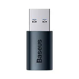Перехідник USB 3.1 M to USB-C F blue Baseus (ZJJQ000103) - мініатюра 3