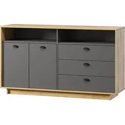 Комод для вещей Flamecame из ДСП MK-02 Аппалачи/Антрацит