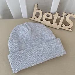 Шапочка дитяча "Сіті Кідс" кашкорсе зріст 74 см (6 – 9 місяців) Betis Сірий