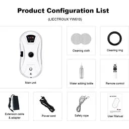 Робот для миття вікон Liectroux YW610 White - мініатюра 8