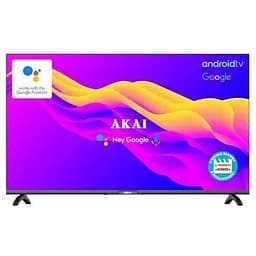Телевізор 50" Akai AK50D23UG, чорний, LED 4K 3840x2160, 60 Гц, Smart TV, Google system, голос, DVB-T2/C, 3xHDMI, 2xUSB, VESA