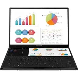Ноутбук Asus Zenbook DUO OLED UX8406MA-PZ075X, Intel Core Ultra 7 155H, 4.8GHz, 14 3K Touch, 120Hz, 16GB LPDDR5X, SSD 1TB, Intel Arc Graphics, Windows 11 Pro - мініатюра 3