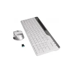 Комплект A4Tech FB2535C Wireless/Bluetooth Icy White (4711421971232) - мініатюра 5