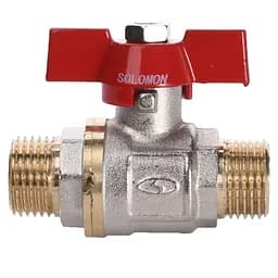 Кран кульовий прямий Solomon 1/2″ ЗЗ КБ PN40 B1420