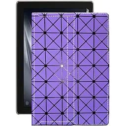 Чохол StatusCASE з екошкіри для планшету Asus ZenPad 10 (Z301M-1D027A-P028) Фіолетовий ромб
