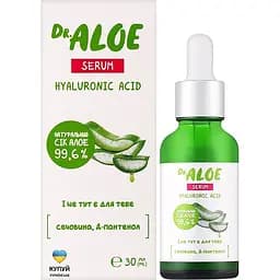 Сироватка для обличчя Dr. Aloe з гіалуроновою кислотою 30 мл - мініатюра 2