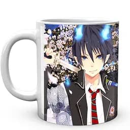 Кружка GeekLand Blue Exorcist синяя Экзорцист Рин BE 02.13 330 мл белая