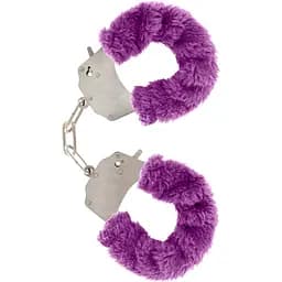 Наручники Toy Joy Furry Fun Cuffs 28 см сиреневый