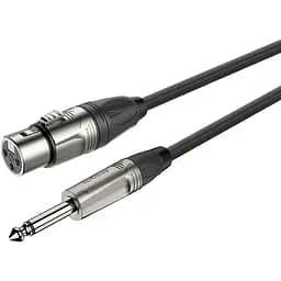 Микрофонный кабель Roxtone Jack 6.3 mono - XLR Female DMX-J210-L3 3м