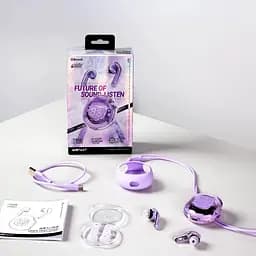 Навушники TWS Acefast T8 alfalfa purple - мініатюра 4