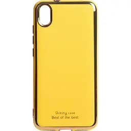 Чохол-накладка Toto Electroplate TPU 2 mm Case Xiaomi Redmi 7A Yellow