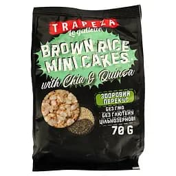 Мини-хлебцы Trapeza рисовые с чиа и киноа 70 г (903237)