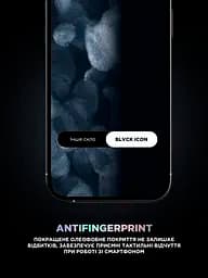 Комплект захисних скла для Apple iPhone 16 Pro Max, Supreme Plus Black Icon, загартоване повноекранне 3D скло на екран і скло на камеру, протиударне 9H, ультратонке, з олеофобним і жировідштовхуючим покриттям, ArmorStandart (ARM80297) - мініатюра 5